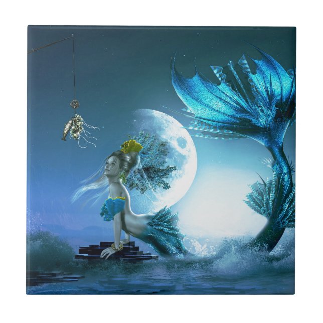 Azulejo Cómo coger una sirena (Frente)