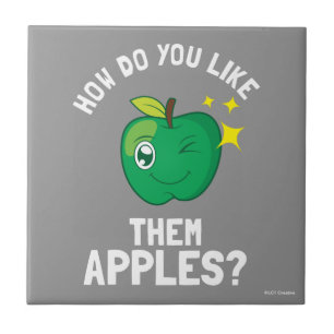 Azulejo Cómo Te Gustan Las Manzanas