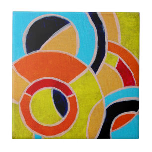 Azulejo Composición #22 de Michael Moffa