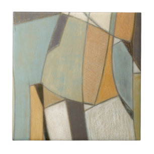 Azulejo Composición abstracta con colores silenciados
