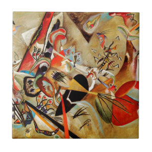 Azulejo Composición abstracta de Kandinsky