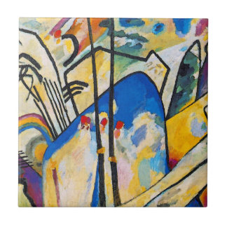 Azulejo Composición Cuatro de Wassily Kandinsky - Arte Abs