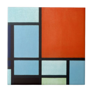 Azulejo Composición de Piet Mondrian
