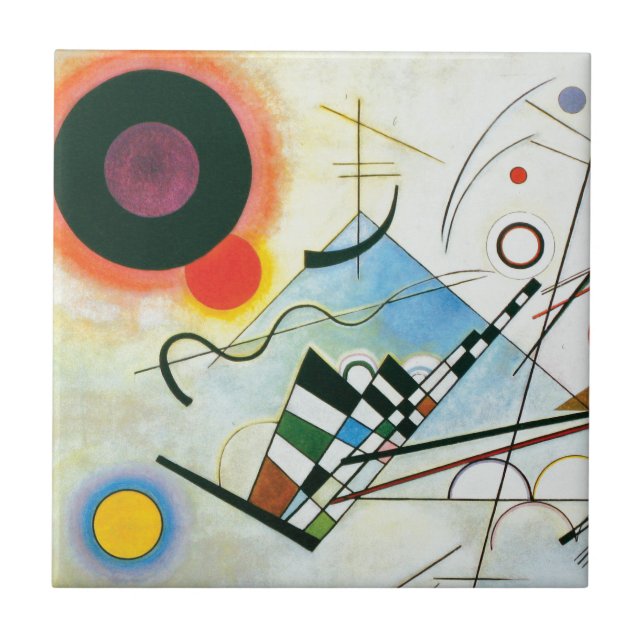 Azulejo Composición VIII de Wassily Kandinsky (Frente)