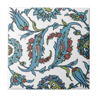 Azulejo Composision floral turco antiguo