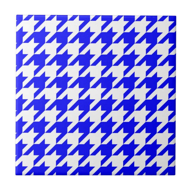 Azulejo Comprobación de la galga azul y blanca (Frente)