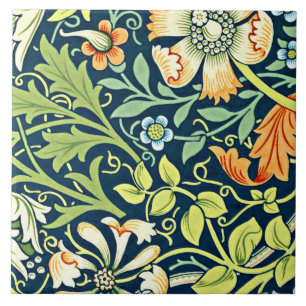 Azulejo Compton, un patrón de William Morris,