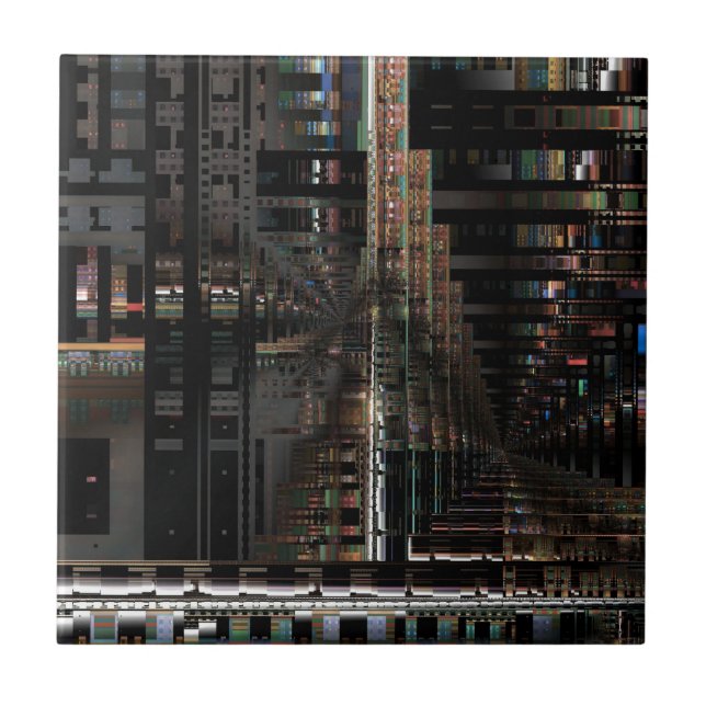 Azulejo Computadora electrónica de la placa del circuito d (Frente)