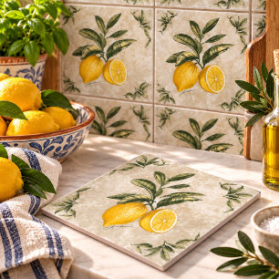 Azulejo con Limones Vintage