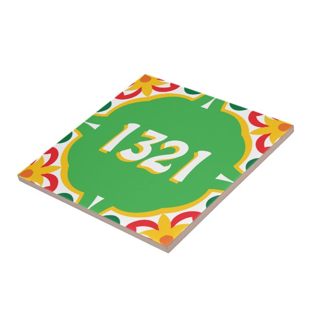 Azulejo Con número de casa Azulejos, decoración, (Lado)