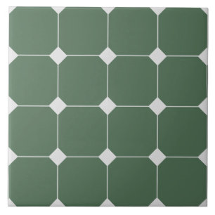 Azulejo con patrón geométrico de estilo victoriano