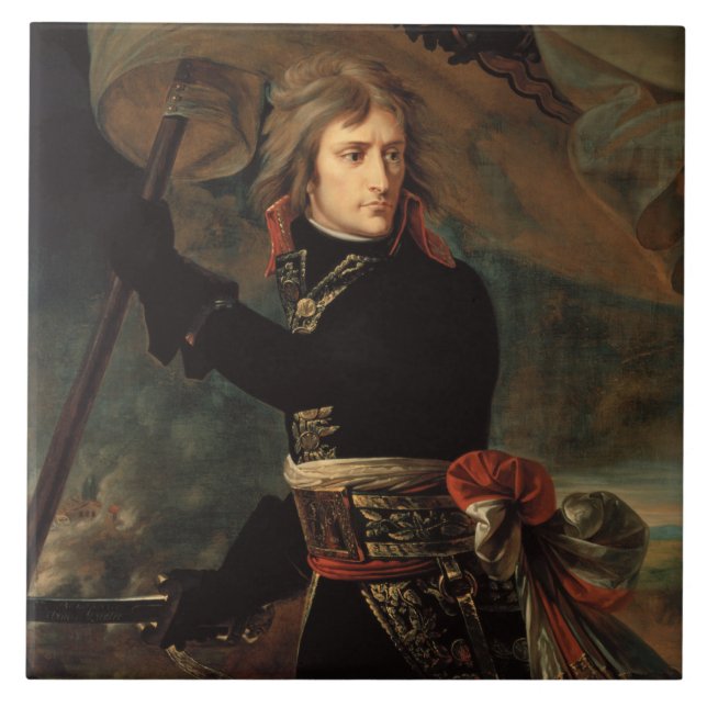 Azulejo Concentración de Napoleón Bonaparte en la batalla  (Frente)