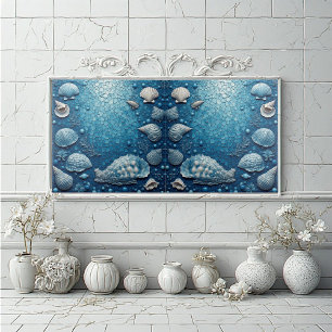 Azulejo Concha de mar submarina costera Pez Océano Burbuja