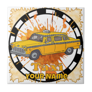 Azulejo Conductor de Taxi