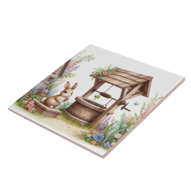 Azulejo Conejito y buen país (Lado)