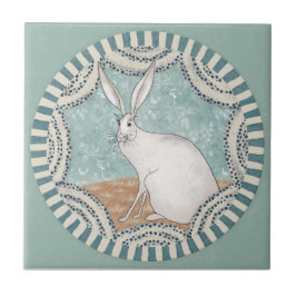 Azulejo Conejo Caprichoso Azul Terracota Aqua Verde Azul C