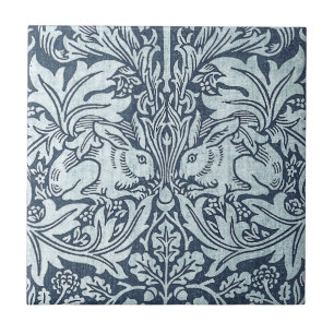 Azulejo Conejos blancos - William Morris