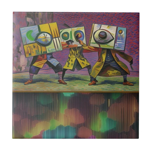 Azulejo Congregating above (Frente)