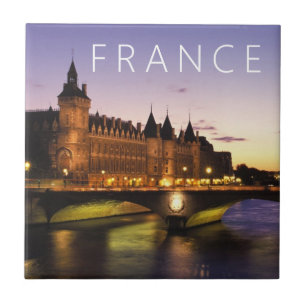 Azulejo Congreso en el río Sena   París, Francia