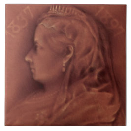 Azulejo Conmemorativa de Rare Mauve Queen Victoria 1837-18