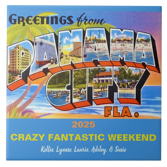 Azulejo conmemorativo de la ciudad de Panamá (Frente)