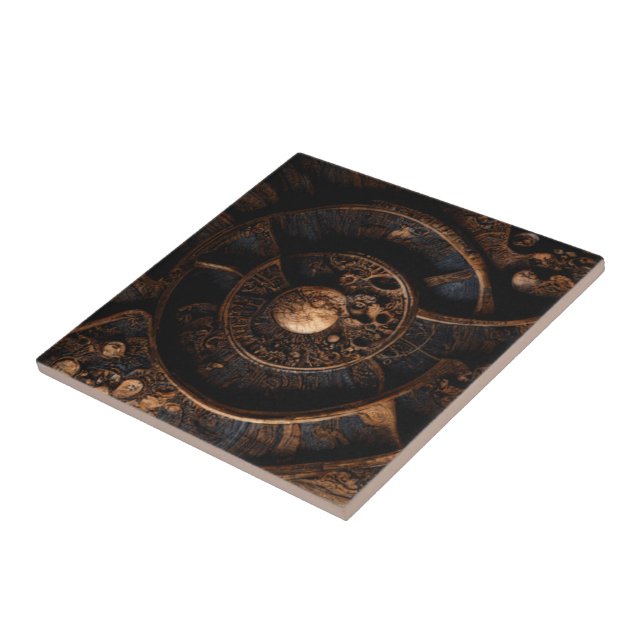 Azulejo Conocimiento de la madera vieja :: (Lado)