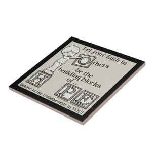 Azulejo Construcción de bloques de esperanza