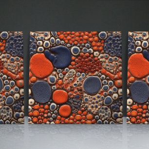 Azulejo Contemporáneo Glaseado con Relieve Falso P