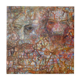 Azulejo Contenencias: dos caras (de Pavel Filonov)