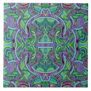 Azulejo Coolono bohemio de rompecabezas