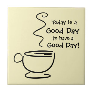 Azulejo Copa del Buen Día Con Mosaico De Vapor