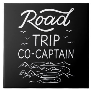 Azulejo Copiloto de viaje en carretera I - Navegador de RV