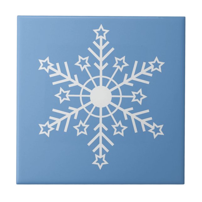 Azulejo Copo de nieve (Frente)