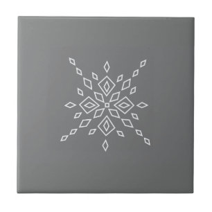 Azulejo Copo de Nieve Cristalizado