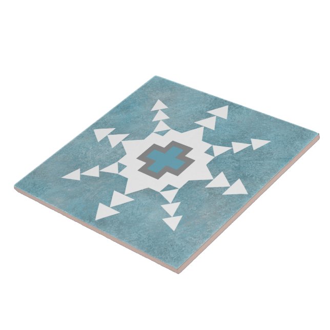 Azulejo Copo de Nieve de Invierno del Suroeste (Lado)