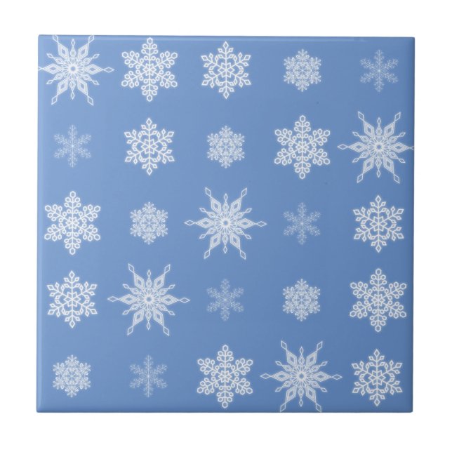 Azulejo Copos de nieve (Frente)
