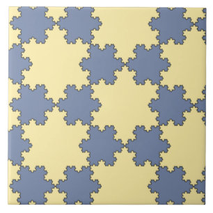 Azulejo Copos de nieve de Koch Teselados (Modelo fractal)