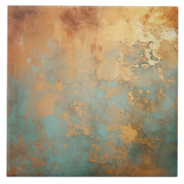 Azulejo Copper Patina Rustic Metallic