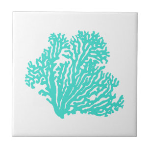 Azulejo Coral de Coastal de la turquesa