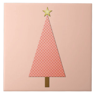 Azulejo Coral polka dot navidad moderna