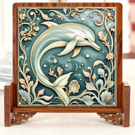 Azulejo Coral Wave Elegance izquierda