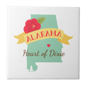 Azulejo Corazón de Dixie