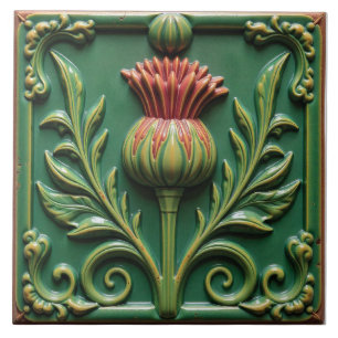 Azulejo Corazón de la Reina de la Zarza