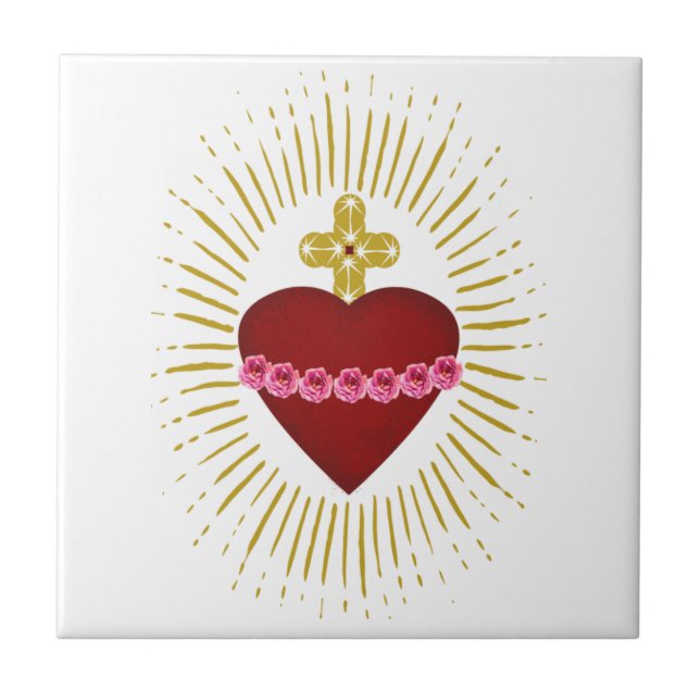 Azulejo Corazón de María (Frente)