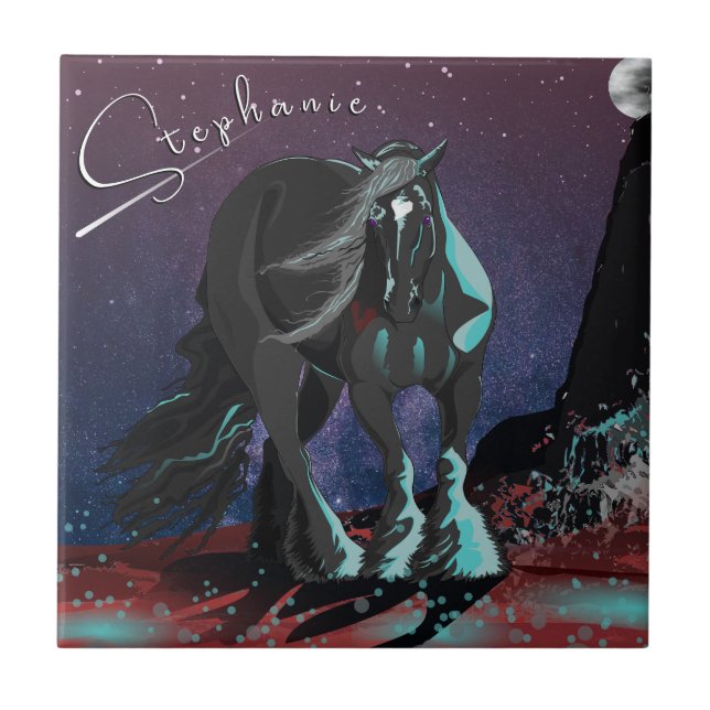 Azulejo Corazón gitano ~ (Frente)