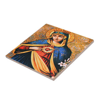 Azulejo Corazón inmaculado de María