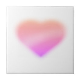 Azulejo corazón rosa
