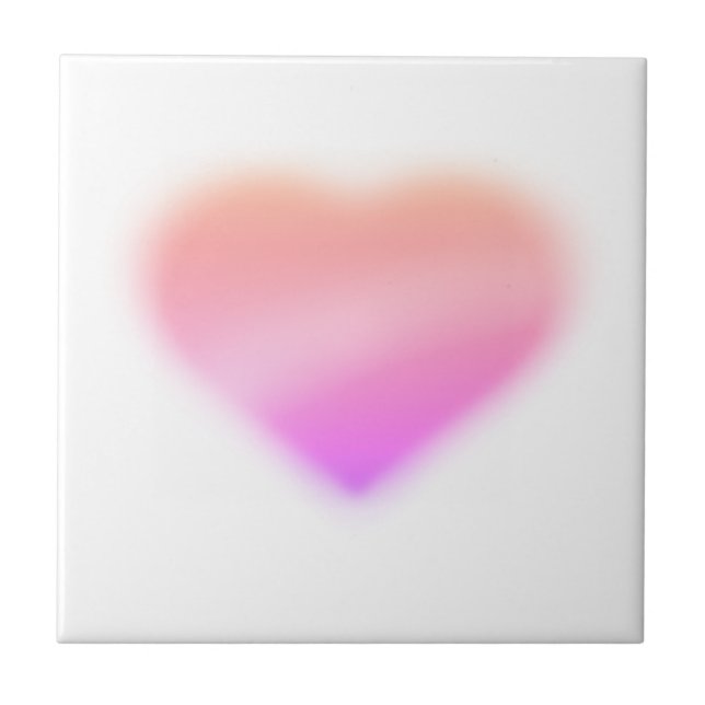 Azulejo corazón rosa (Frente)