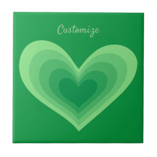 Azulejo Corazón verde sabio Thunder_Cove