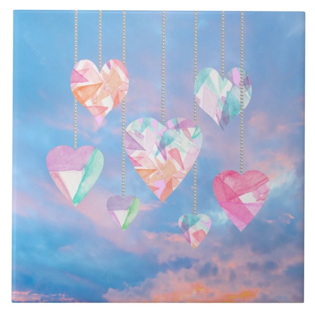 Azulejo Corazones (Frente)